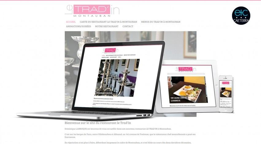 Site web le tradin -Mw communication - Graphiste Webmaster Montauban Toulouse
