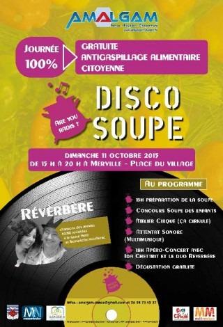 Affiche Discosoupe - Mw communication - Graphiste Webmaster Montauban Toulouse