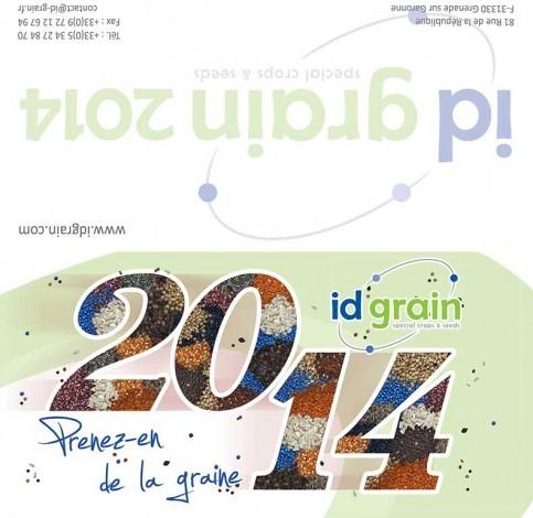 Cartede voeux 201 id grain recto - - Mw communication - Graphiste Webmaster Montauban Toulouse