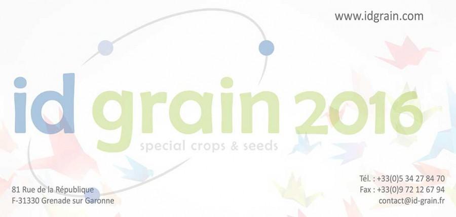 Carte de voeux verso 2016 Id grain - - Mw communication - Graphiste Webmaster Montauban Toulouse