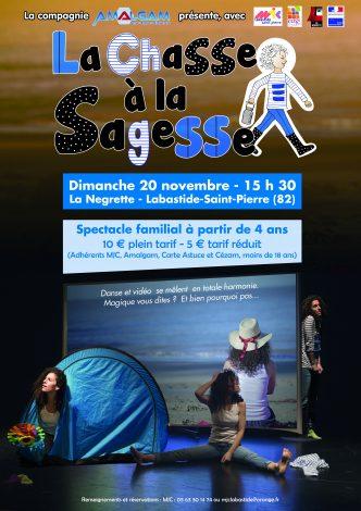 Affiche Chasse à la sagesse - - Mw communication - Graphiste Webmaster Montauban Toulouse