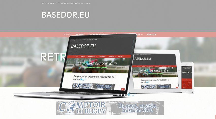Site pronostic hippique basedor.eu - - Mw communication - Graphiste Webmaster Montauban Toulouse