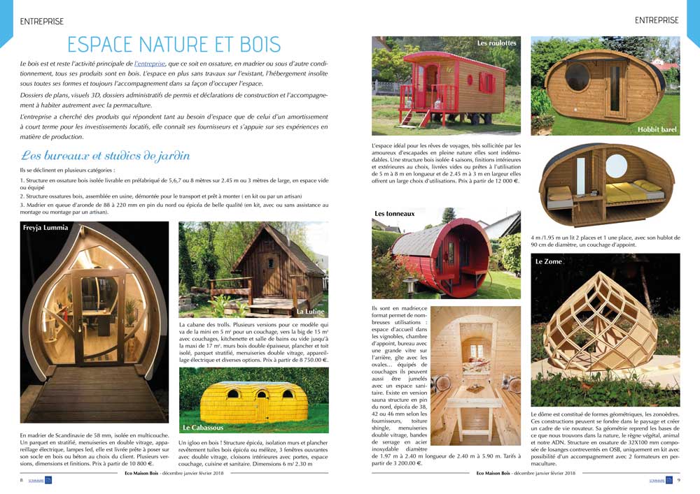 Eco maison Bois N°46- Mw communication - Graphiste Webmaster Montauban Toulouse
